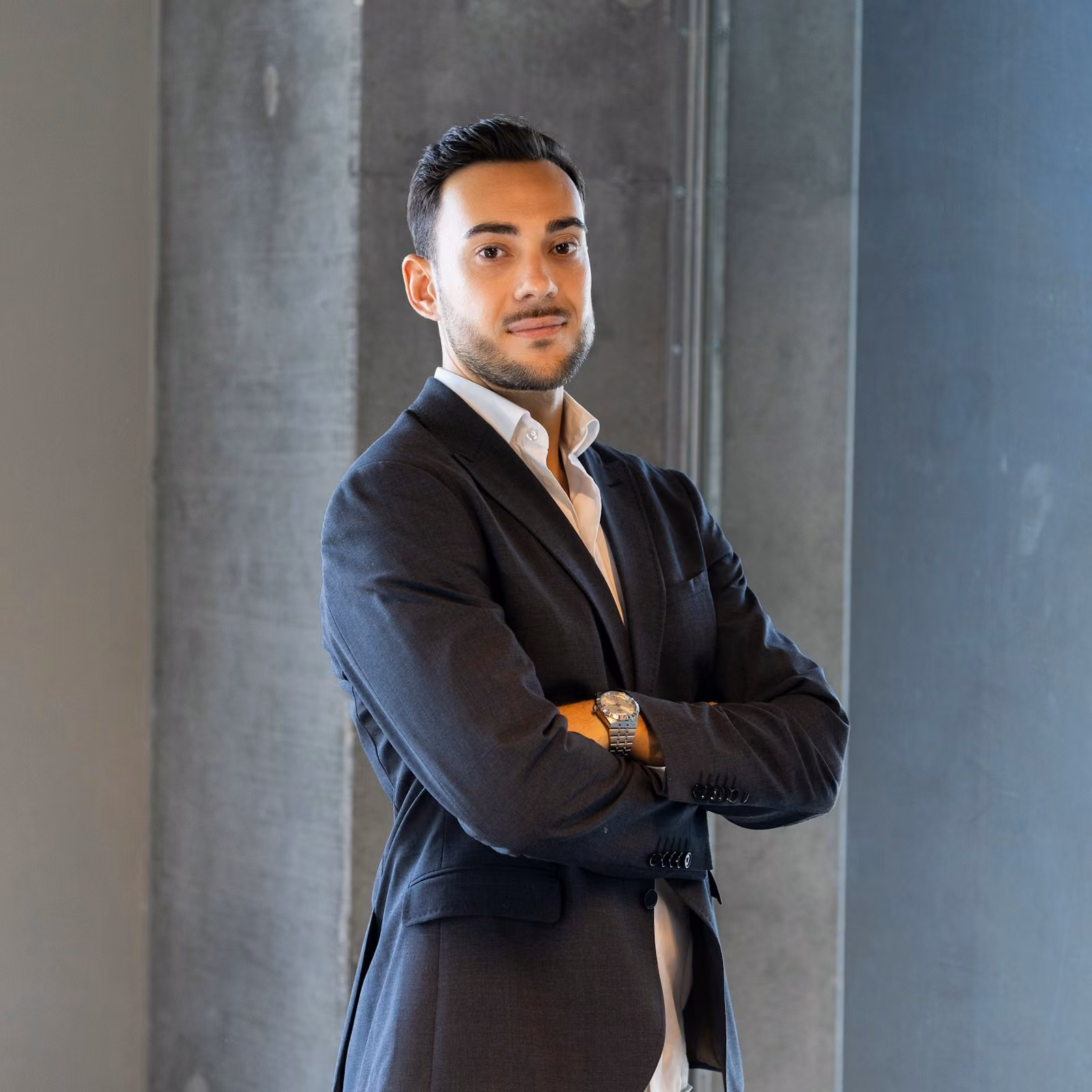 Confident senior security professional