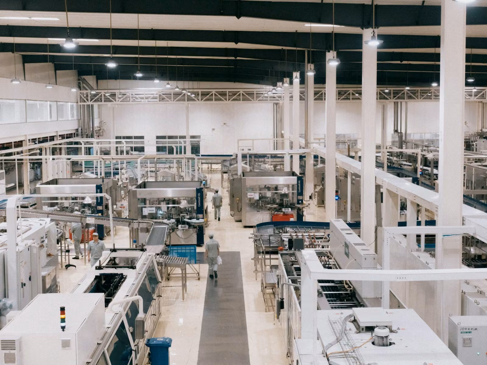 Automated industrial manufacturing line